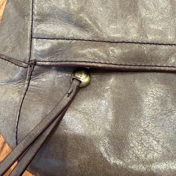 Vintage HOBO International Mini Leather Backpack – Taupe Gray (Rare 2005–08) - Picture 9 of 9